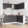 Mueble de cocina Porto negra 11 piezas madera contrachapada en Armarios de cocina | Comprar online en Foru.es