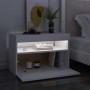 Muebles de TV con luces LED 2 uds blanco 60x35x40 cm de vidaXL, Muebles TV - Ref: Foro24-804410, Precio: 88,79 €, Descuento: %
