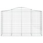 Cestas gaviones 12 uds forma de arco hierro 200x50x120/140 cm de vidaXL, Maceteros y jardineras - Ref: Foro24-3145671, Precio...