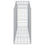 Cestas gaviones 12 uds forma de arco hierro 200x50x120/140 cm de vidaXL, Maceteros y jardineras - Ref: Foro24-3145671, Precio...