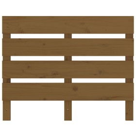 Cabecero madera maciza de pino marrón miel 75x3x80 cm de vidaXL, Cabeceros y pies de cama - Ref: Foro24-821370, Precio: 29,05...