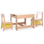 Mesa infantil con 2 sillas MDF de vidaXL, muebles para bebés y niños pequeños - Ref: Foro24-80284, Precio: 120,41 €, Descuent...