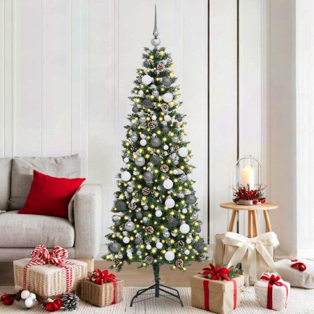 Árbol de Navidad artificial Verde 180 cm PVC, Plástico y Acero en Decoración Festiva y Estacional | Comprar online en Foru.es