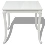 Mesa de comedor blanco brillante 80x80x76 cm en Mesas de comedor | Comprar online en Foru.es