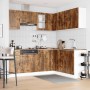 Mueble cocina Porto roble ahumado 11 pzas madera contrachapada en Armarios de cocina | Comprar online en Foru.es