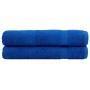 Toallas premium SOLUND 2 uds azul 100x200 cm 600 gsm en Toallas | Comprar online en Foru.es