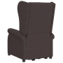Sillón elevable tela marrón oscuro en Sillones | Comprar online en Foru.es
