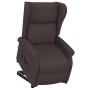 Sillón elevable tela marrón oscuro en Sillones | Comprar online en Foru.es