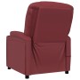 Sillón elevable cuero sintético rojo tinto en Sillones | Comprar online en Foru.es