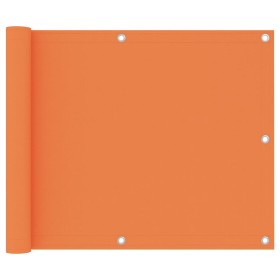 Toldo para balcón de tela oxford naranja 75x600 cm en Sombrillas | Comprar online en Foru.es