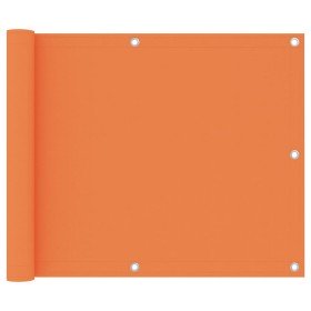 Toldo para balcón de tela oxford naranja 75x600 cm en Sombrillas | Comprar online en Foru.es