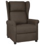 Sillón reclinable de tela marrón oscuro en Sillones | Comprar online en Foru.es