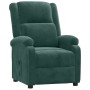 Sillón reclinable de terciopelo verde oscuro en Sillones | Comprar online en Foru.es
