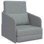Sofá Cama Plegable Gris Claro 65 x 80 x 83 cm tela en Sofás | Comprar online en Foru.es