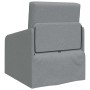 Sofá Cama Plegable Gris Claro 65 x 80 x 83 cm tela en Sofás | Comprar online en Foru.es