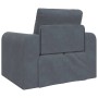Sofá Cama Plegable Gris oscuro 98 x 71 x 83 cm Terciopelo en Sofás | Comprar online en Foru.es