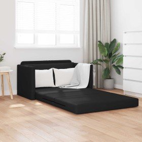 Sofá Cama Plegable Negro 124 x 71 x 78 cm PVC en Sofás | Comprar online en Foru.es