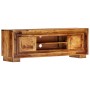 Mueble para TV de madera maciza de sheesham 118x30x40 cm de vidaXL, Muebles TV - Ref: Foro24-248000, Precio: 255,67 €, Descue...