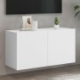 Mueble para TV de pared blanco 80x30x41 cm en Muebles TV | Comprar online en Foru.es