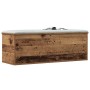 Caja de Almacenamiento Madera envejecida 102 x 35 x 35 cm en Baúles de almacenamiento | Comprar online en Foru.es