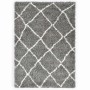 Alfombra Enrejado Gris 230 x 160 cm Polipropileno en Alfombras | Comprar online en Foru.es