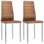 Sillas de comedor 2 pcs Marrón 41.5 x 48 x 99 cm en Sillas de comedor | Comprar online en Foru.es
