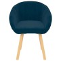 Silla de comedor Azul 62 x 58 x 76 cm Terciopelo en Sillas de comedor | Comprar online en Foru.es