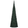 Árbol de Navidad with LED String Lights Verde 150 x 150 cm PVC en Decoración Festiva y Estacional | Comprar online en Foru.es