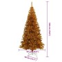 Árbol de Navidad con 300 LED con soporte Dorado 180 cm PET en Decoración Festiva y Estacional | Comprar online en Foru.es