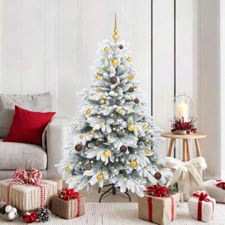 Árbol de Navidad artificial con 150 LED 150 cm PE y PVC en Decoración Festiva y Estacional | Comprar online en Foru.es