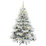 Árbol de Navidad artificial con 150 LED 150 cm PE y PVC en Decoración Festiva y Estacional | Comprar online en Foru.es