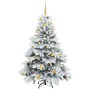 Árbol de Navidad artificial con 150 LED 150 cm PE y PVC en Decoración Festiva y Estacional | Comprar online en Foru.es