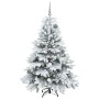 Árbol de Navidad artificial con 150 LED 150 cm PE y PVC en Decoración Festiva y Estacional | Comprar online en Foru.es