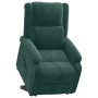 Sillón elevable de terciopelo verde oscuro en Sillones | Comprar online en Foru.es