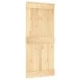 Puerta corredera con herrajes madera maciza de pino 90x210 cm by vidaXL, Doors - Ref: Foro24-3203011, Price: 183,39 €, Discou...