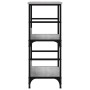 Estantería de madera de ingeniería gris Sonoma 50x33x82 cm en Librerías y estanterías | Comprar online en Foru.es