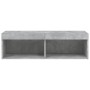 Mueble para TV con luces LED gris hormigón 100x30x30 cm en Muebles TV | Comprar online en Foru.es