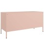 Mueble de TV de acero rosa 100,5x39x50,5 cm en Muebles TV | Comprar online en Foru.es