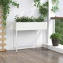 Jardinera Elevada Blanco 100 x 26 x 82 cm Acero en Macetas y jardineras | Comprar online en Foru.es