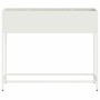 Jardinera Elevada Blanco 100 x 26 x 82 cm Acero en Macetas y jardineras | Comprar online en Foru.es