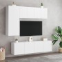 Muebles de TV de pared 5 piezas madera de ingeniería blanco en Muebles TV | Comprar online en Foru.es