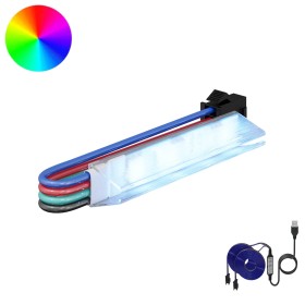 Tira LED 4 pcs Negro y Multicolor 150 cm Cobre y plástico en Iluminación para el hogar | Comprar online en Foru.es