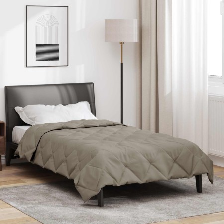 Edredón de Verano Gris Claro 220 x 155 cm Microfibra en Ropa de cama | Comprar online en Foru.es