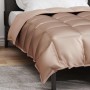 Edredón de Invierno Dorado 200 x 135 cm Satén y Microfibra en Ropa de cama | Comprar online en Foru.es
