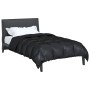 Edredón de Invierno Negro 200 x 135 cm Satén y Microfibra en Ropa de cama | Comprar online en Foru.es