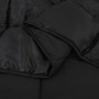 Edredón de Invierno Negro 200 x 140 cm Satén y Microfibra en Ropa de cama | Comprar online en Foru.es