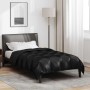 Edredón de Invierno Negro 200 x 155 cm Satén y Microfibra en Ropa de cama | Comprar online en Foru.es