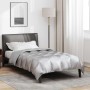 Edredón de Invierno Plateado 200 x 155 cm Satén y Microfibra en Ropa de cama | Comprar online en Foru.es