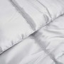 Edredón de Invierno Plateado 200 x 155 cm Satén y Microfibra en Ropa de cama | Comprar online en Foru.es