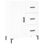 Aparador alto madera contrachapada blanco 69,5x34x180 cm de vidaXL, Aparadores - Ref: Foro24-3198657, Precio: 184,48 €, Descu...